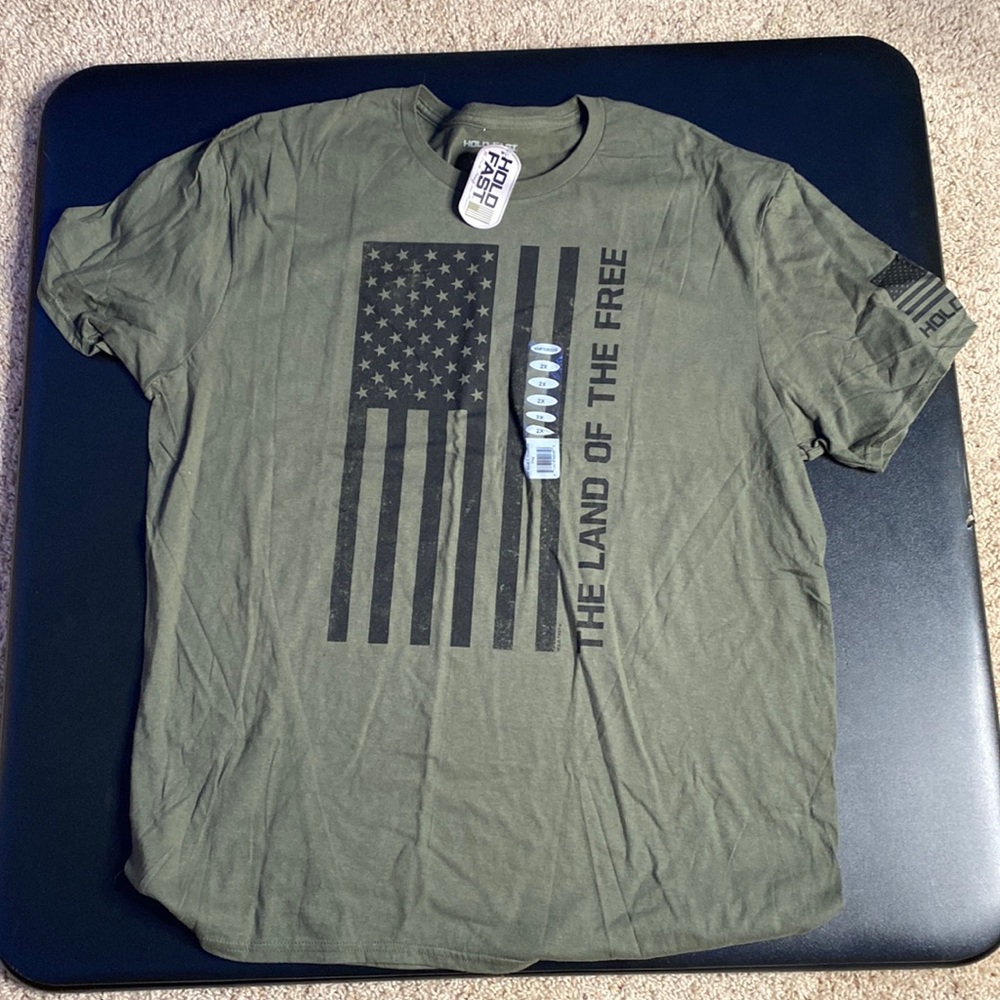 Hold fast, womens, multiple sizes, green, short sleeve shirt, NWT